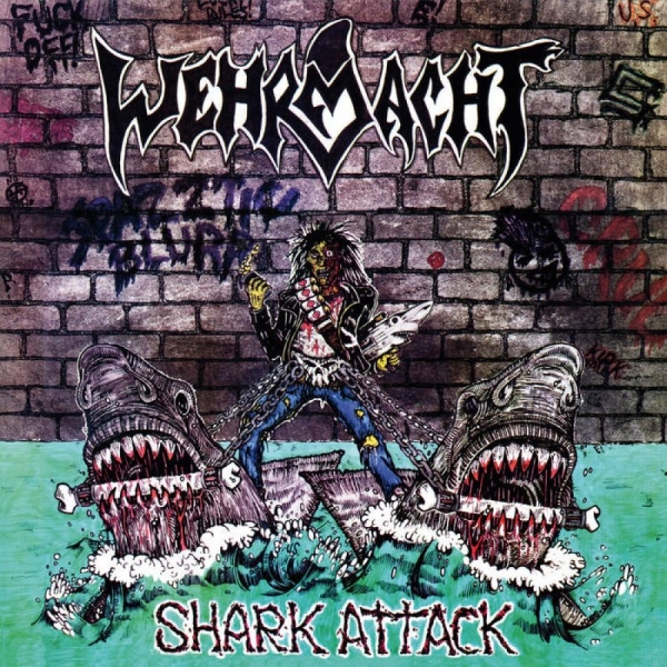 Wehrmacht - Shark Attack in der Gruppe VINYL / Hårdrock/ Heavy metal bei Bengans Skivbutik AB (3976384)