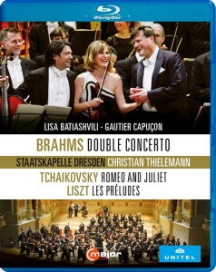 Liszt Franz Brahms Johannes Tch - Brahms: Double Concerto Tchaikovsk in der Gruppe MUSIK / Musik Blu-Ray / Klassiskt bei Bengans Skivbutik AB (3976465)