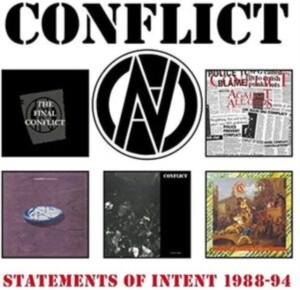 Conflict - Statements Of Intent 1988-94 in der Gruppe CD bei Bengans Skivbutik AB (3976693)