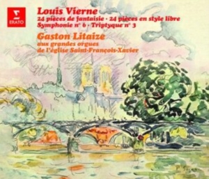 Gaston Litaize - Vierne: 24 Pièces De Fantaisie in der Gruppe CD / Klassiskt bei Bengans Skivbutik AB (3976775)