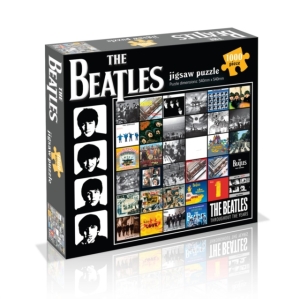 The Beatles - Album Collage (1000 Piece Puzzle) in der Gruppe MERCHANDISE / Puzzle / Pop-Rock bei Bengans Skivbutik AB (3978949)