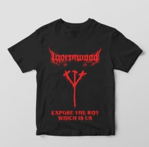 Wormwood - T/S Expose The Rot Which Is Us (Xxl in der Gruppe MERCHANDISE / Merch / Hårdrock bei Bengans Skivbutik AB (3980092)