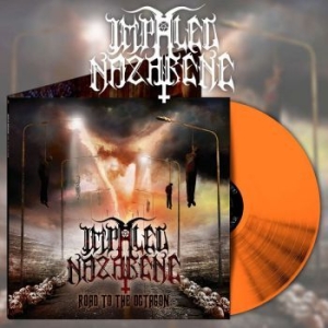 Impaled Nazarene - Road To Octagon (Orange Vinyl Lp) in der Gruppe VINYL / Hårdrock bei Bengans Skivbutik AB (3980192)