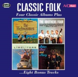 Blandade Artister - Classic Folk - Four Classic Albums in der Gruppe Labels /  bei Bengans Skivbutik AB (3980776)