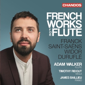Maurice Durufle Cesar Franck Cami - French Works For Flute in der Gruppe Externt_Lager / Naxoslager bei Bengans Skivbutik AB (3982161)