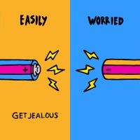 Get Jealous - Easily Worried in der Gruppe VINYL bei Bengans Skivbutik AB (3982816)