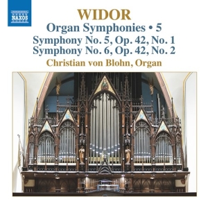 Widor Charles-Marie - Organ Symphonies, Vol. 5 - Nos. 5 & in der Gruppe Externt_Lager / Naxoslager bei Bengans Skivbutik AB (3982924)