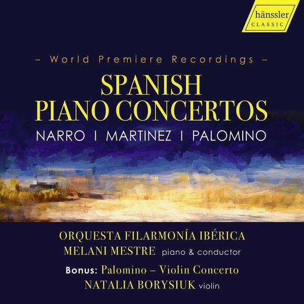 Martinez Mariana Narro Manuel P - Spanish Piano Concertos in der Gruppe CD / Klassiskt bei Bengans Skivbutik AB (3985415)