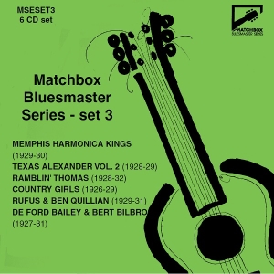 Various Composers - Matchbox Bluesmaster Series, Set 3: in der Gruppe CD / Blues,Jazz bei Bengans Skivbutik AB (3988855)