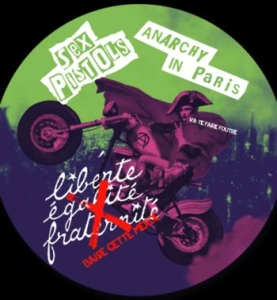 Sex Pistols - Anarchy In Paris (Picture Disc Viny in der Gruppe Minishops / Sex Pistols bei Bengans Skivbutik AB (3989931)