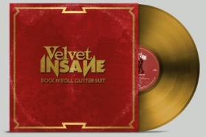 Velvet Insane - Rock 'n' Roll Glitter Suit (Gold Vi in der Gruppe VINYL / Vinyl Ltd Färgad bei Bengans Skivbutik AB (3992293)
