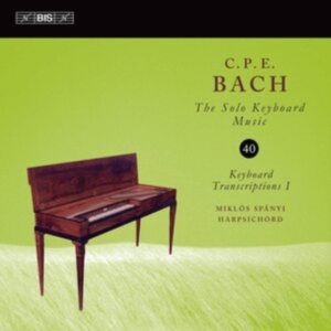 Bach Carl Philipp Emanuel - Solo Keyboard Music, Vol. 40 in der Gruppe Externt_Lager / Naxoslager bei Bengans Skivbutik AB (3992584)