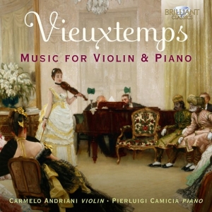 Vieuxtemps Henry - Music For Violin & Piano in der Gruppe Externt_Lager / Naxoslager bei Bengans Skivbutik AB (3992600)