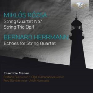 Herrmann Bernard Rozsa Miklos - Rózsa & Herrmann: Music For String in der Gruppe Externt_Lager / Naxoslager bei Bengans Skivbutik AB (3992603)