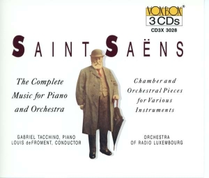 Saint-Saens Camille - Complete Music For Piano & Orchestr in der Gruppe Externt_Lager / Naxoslager bei Bengans Skivbutik AB (3994459)