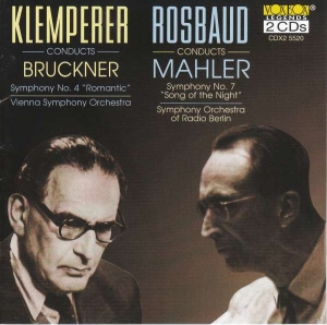 Mahler / Bruckner - Klemperer Conducts Bruckner & Rosba in der Gruppe Externt_Lager / Naxoslager bei Bengans Skivbutik AB (3994484)