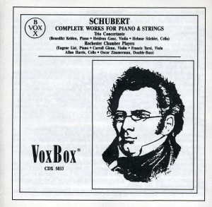 Schubert Franz - Complete Works For Piano & Strings in der Gruppe CD bei Bengans Skivbutik AB (3994506)