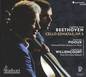 Raphael Pidoux - Beethoven Cello Sonatas Op. 5 in der Gruppe CD bei Bengans Skivbutik AB (3995057)
