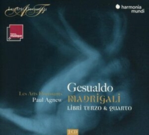 Les Arts Florissants / Paul Agnew - Gesualdo Madrigali Libri Terzo & Quarto in der Gruppe CD bei Bengans Skivbutik AB (3995301)
