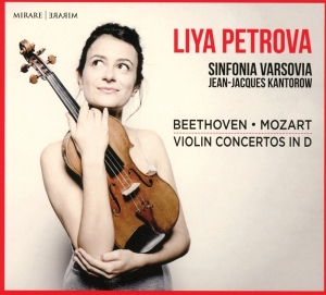 Liya Petrova - Beethoven Mozart Violin Concertos In D in der Gruppe CD / Klassiskt,Övrigt bei Bengans Skivbutik AB (3995326)