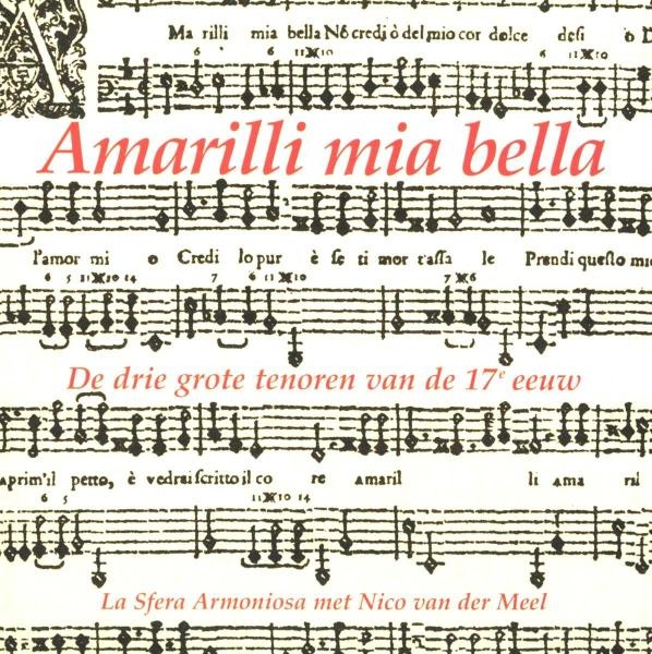 Caccini/Rasi/Dognazzi - Amarilli Mia Bella in der Gruppe CD / Klassiskt bei Bengans Skivbutik AB (3995573)
