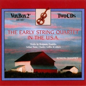 Various - Early String Quartet In The Usa in der Gruppe Externt_Lager / Naxoslager bei Bengans Skivbutik AB (3996722)