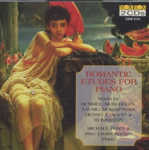 Various - Romantic Etudes For Piano in der Gruppe Externt_Lager / Naxoslager bei Bengans Skivbutik AB (3996759)