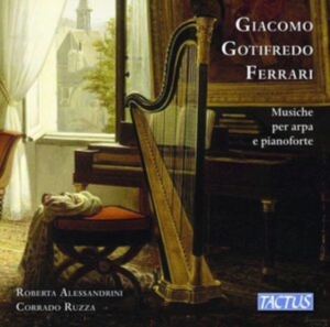 Ferrari Giacomo Gotifredo - Musiche Per Arpa E Pianoforte in der Gruppe Externt_Lager / Naxoslager bei Bengans Skivbutik AB (3999587)