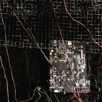 Merzbow/Prurient - Black Crows Cyborg (Coloured Vinyl) in der Gruppe VINYL bei Bengans Skivbutik AB (4000961)