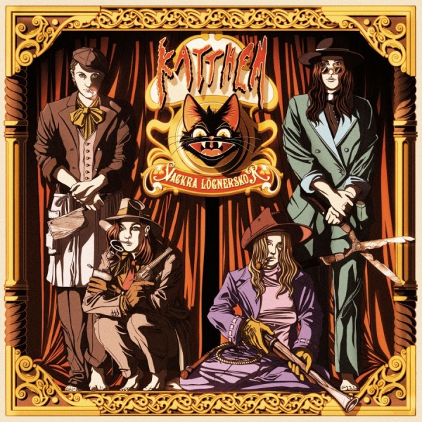 Katthem - Vackra Lögnerskor (Gold & Black) in der Gruppe Minishops / Welfare Sounds & Records bei Bengans Skivbutik AB (4002284)