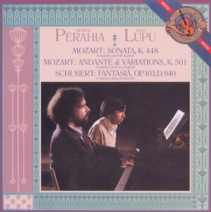 Perahia Murray - Mozart: Sonata In D Major For Two Pianos, K. 448 Schubert: Fantasia In F Minor For Piano, Four Hand in der Gruppe Övrigt /  bei Bengans Skivbutik AB (4003199)