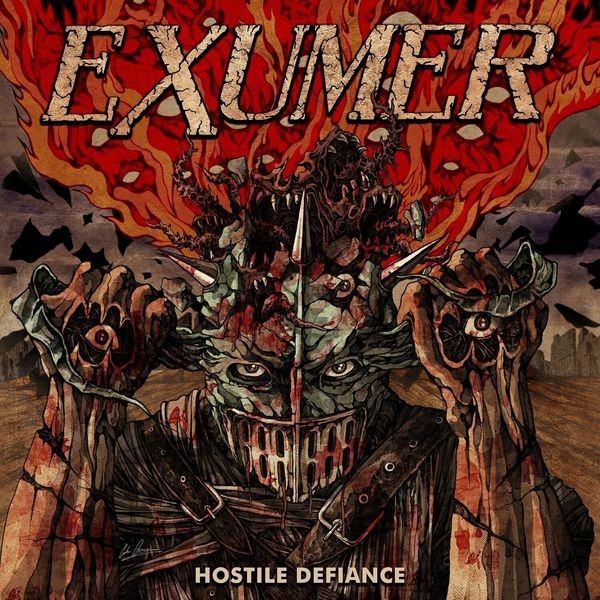 Exumer - Hostile Defiance in der Gruppe CD / Hårdrock/ Heavy metal bei Bengans Skivbutik AB (4007131)