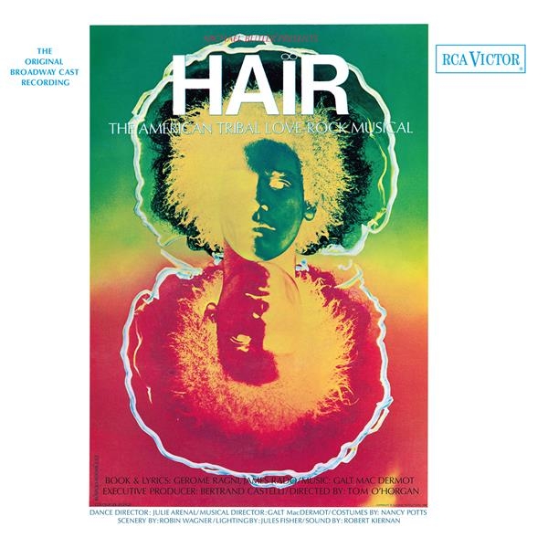 V/A - Hair (Original Broadway Cast) in der Gruppe VINYL / Bestseller bei Bengans Skivbutik AB (4008382)