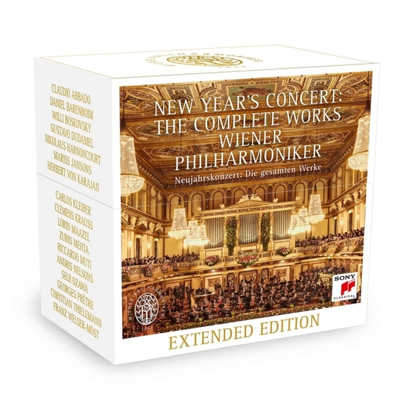 Wiener Philharmoniker - New Year's Concert: The Complete Works / Neujahrskonzert: Die Gesamten Werke - Extended Edition in der Gruppe CD / Bestseller bei Bengans Skivbutik AB (4008903)