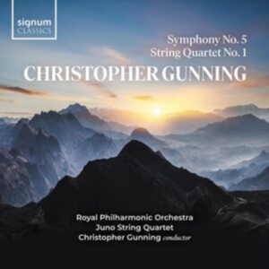 Gunning Christopher - Symphony No. 5 & String Quartet No. in der Gruppe Externt_Lager / Naxoslager bei Bengans Skivbutik AB (4017843)
