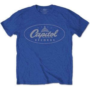 Capitol Records - Logo Uni Blue    in der Gruppe MERCHANDISE / T-shirt / Övrigt bei Bengans Skivbutik AB (4018967r)