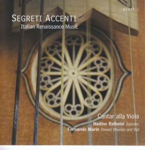 Various - Segreti Accenti - Italian Renaissan in der Gruppe CD bei Bengans Skivbutik AB (4021821)