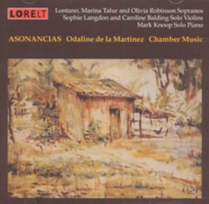 De La Martinez Odaline - Asonancias - Chamber Music in der Gruppe Övrigt /  bei Bengans Skivbutik AB (4028014)