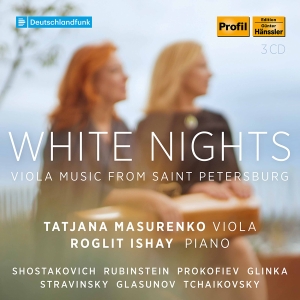 Gennady Banshchikov Alexander Glas - White Nights (3Cd) in der Gruppe Externt_Lager / Naxoslager bei Bengans Skivbutik AB (4036432)