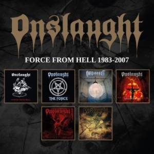 Onslaught - Force From Hell 1983-2007 (6 Cd) in der Gruppe CD bei Bengans Skivbutik AB (4043898)