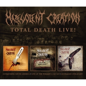 Malevolent Creation - Total Live Death (3 Cd) in der Gruppe CD / Hårdrock bei Bengans Skivbutik AB (4043899)