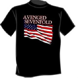 Avenged Sevenfold - T/S Flag  (L) in der Gruppe Minishops / Avenged Sevenfold bei Bengans Skivbutik AB (4044077)