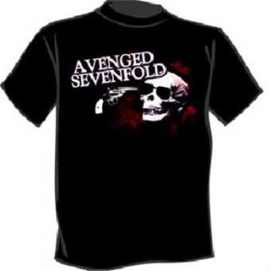 Avenged Sevenfold - T/S Skeleton Gun  (S) in der Gruppe Minishops / Avenged Sevenfold bei Bengans Skivbutik AB (4044078)