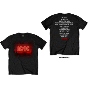 Ac/Dc - Dark Stage/Tracklist Uni Bl    in der Gruppe MERCH / Minsishops-merch / Ac/Dc bei Bengans Skivbutik AB (4045118r)