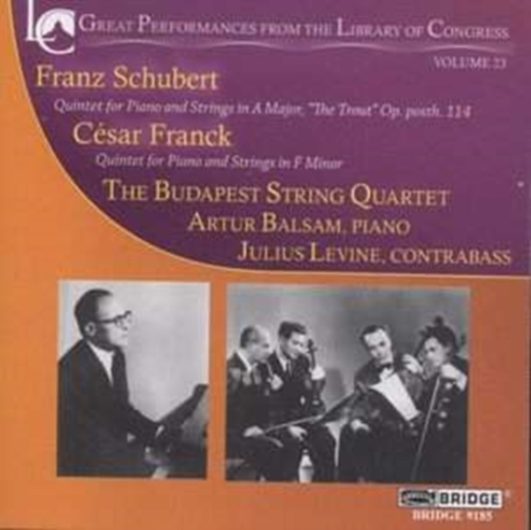 Schubert/Franck - Quintets For Piano & Stri in der Gruppe CD / Klassiskt bei Bengans Skivbutik AB (4045469)