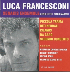 Xenakis Ensemble - Luca Francesconi in der Gruppe CD / Klassiskt,Övrigt bei Bengans Skivbutik AB (4045643)