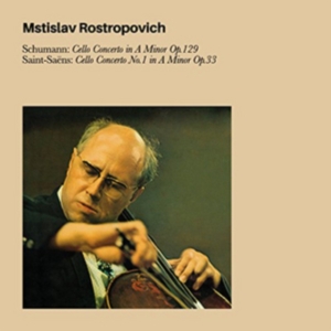 Mstislav Rostropovich - Schumann Cello Concerto In A Minor Op.129 /Saint-Saens Cello Concerto No.1 In A Minor Op.33 in der Gruppe CD / Klassiskt,Övrigt bei Bengans Skivbutik AB (4047256)