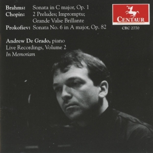 Grado Andrew De - Andrew De Grado in der Gruppe CD / Klassiskt,Övrigt bei Bengans Skivbutik AB (4047852)
