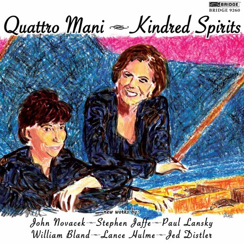 Grace/Rybak - Quattro Mani - Kindred Spirits in der Gruppe CD / Klassiskt bei Bengans Skivbutik AB (4047890)
