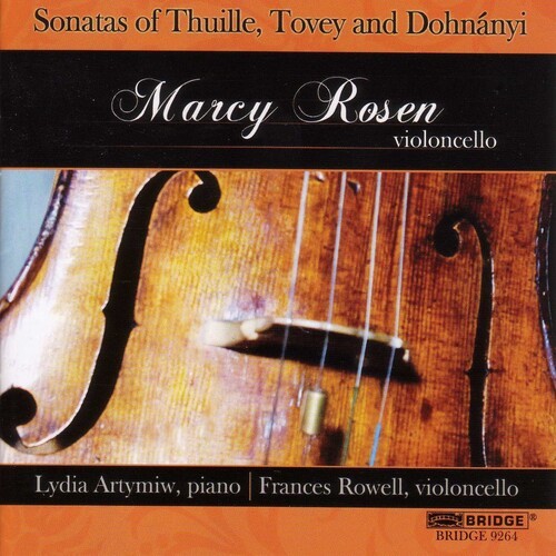 Rosen/Artymiw/Rowell - Sonatas Of Thuille, Tovey & Dohnanyi in der Gruppe CD / Klassiskt bei Bengans Skivbutik AB (4047995)